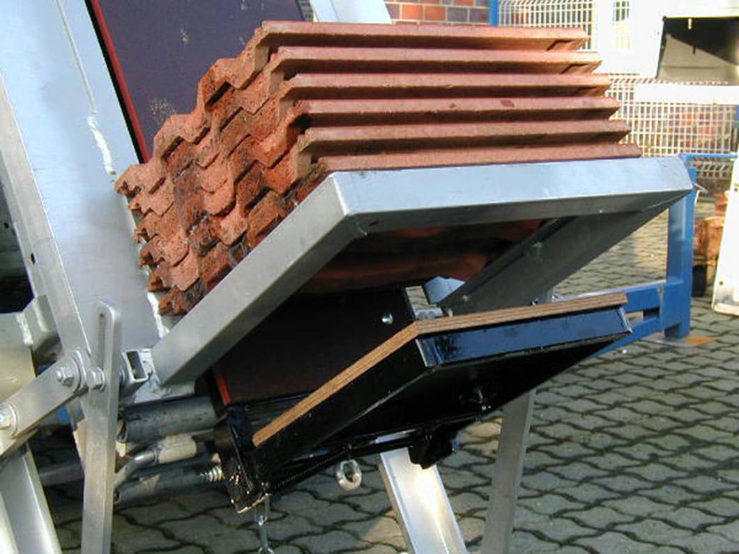 Construction lift material transport